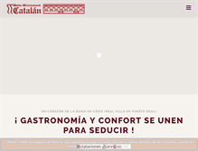 Tablet Screenshot of catalanhotel.com